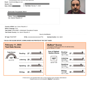 buy toefl certificate